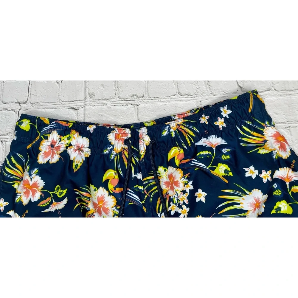 Men’s George Hawaiian Hibiscus Floral Swim Shorts